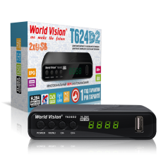 T624D2 WORLD VISION Цифровий DVB-T2 тюнер
