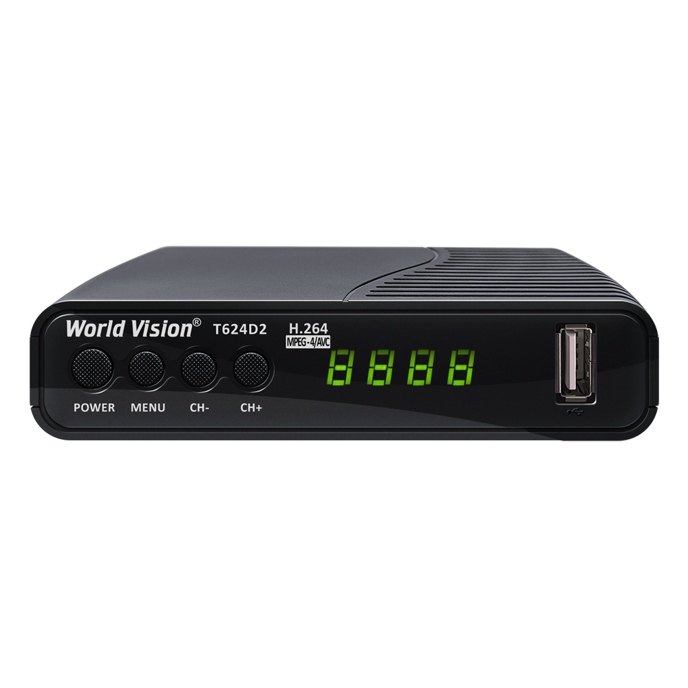 T624D2 WORLD VISION Цифровой DVB-T2 тюнер