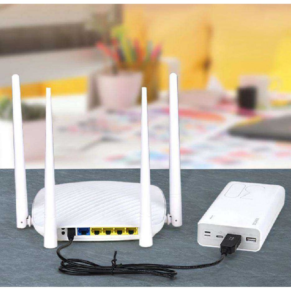 USB - DC (5 В - 12 В) SAVE Кабель USB - DC (5 В - 12 В) для питания Wi-Fi роутера от PowerBank