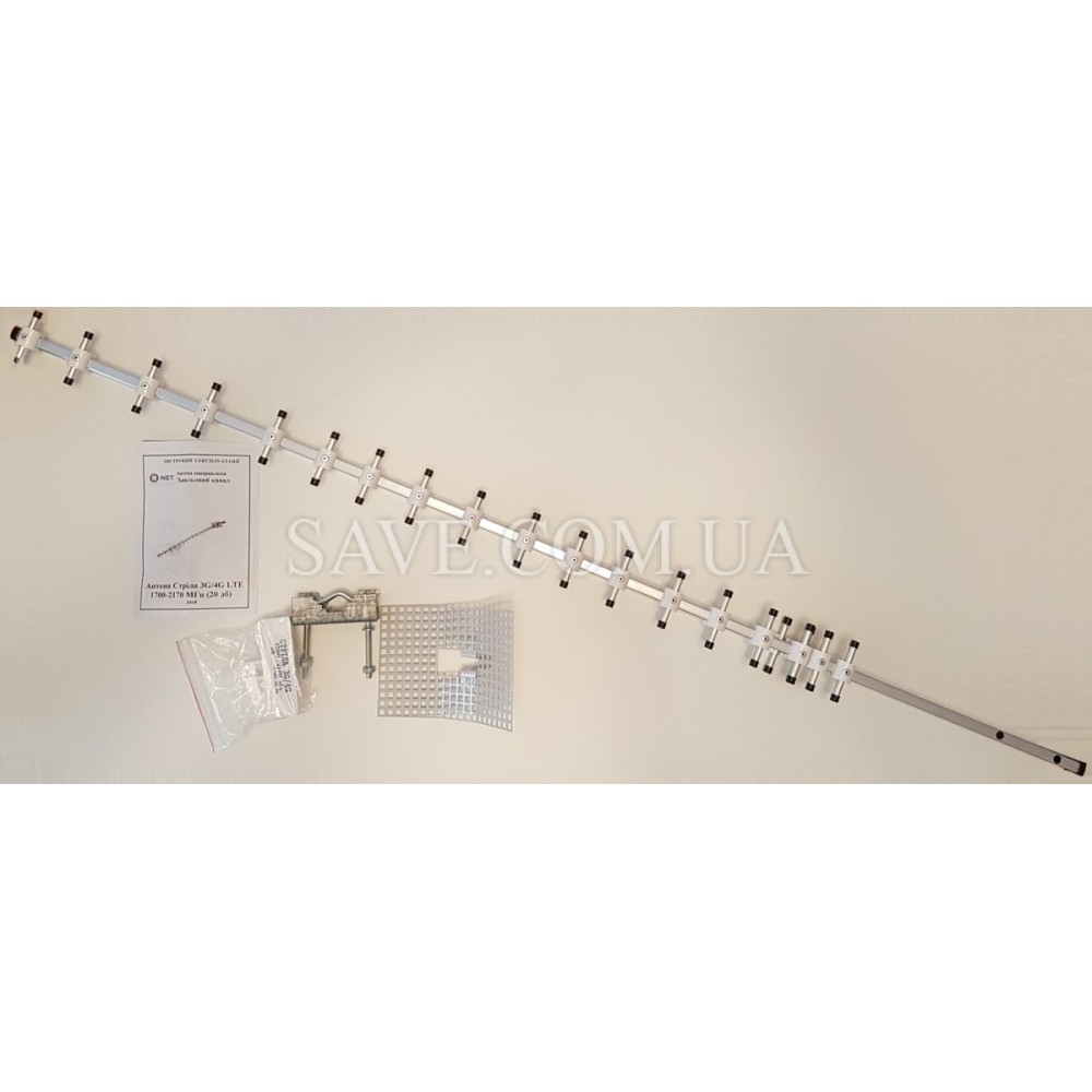 СТРІЛА-2 R-NET Направлена 3G/4G антена Yagi з посиленням 21 dBi