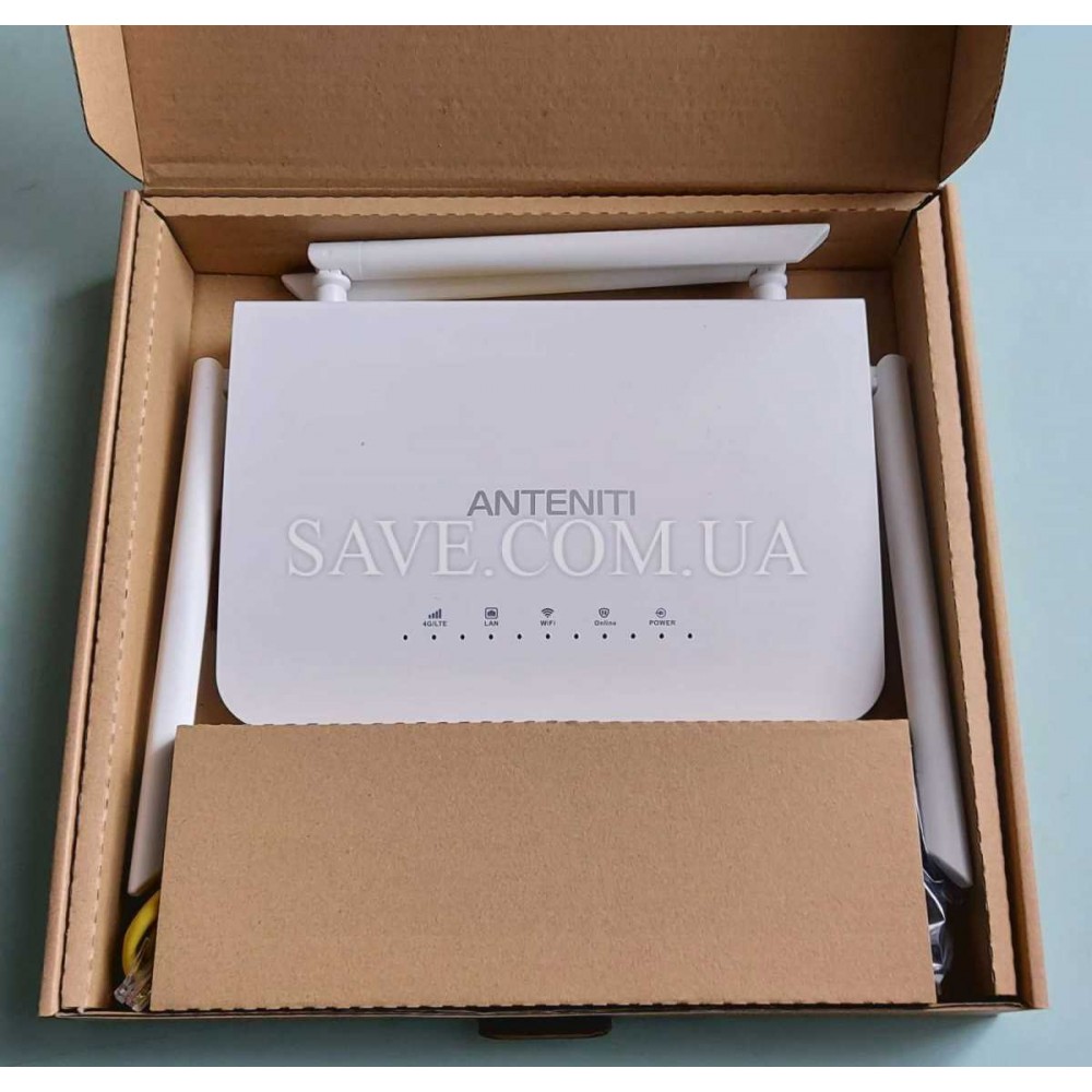 B535 ANTENITI Стационарный 3G/4G Wi-Fi роутер с входами для MIMO антенны