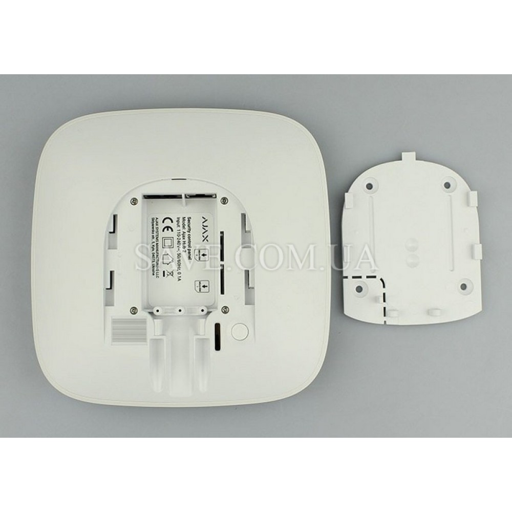 Hub 2 AJAX Интеллектуальная централь с фотоверификацией, модулем Ethernet и поддержкой двух SIM-карт