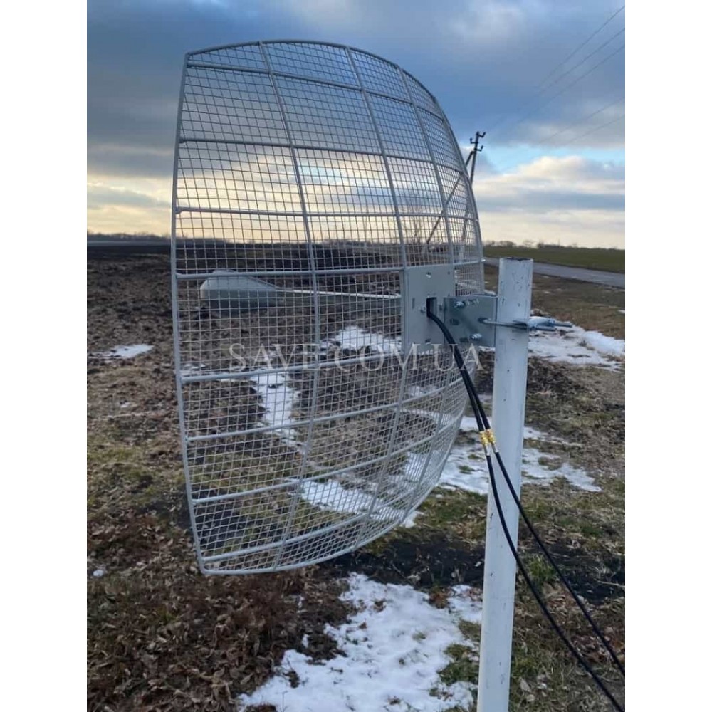 KNA24-1700/2700 KROKS Сетчатая параболическая 3G/4G MIMO антенна с усилением 24 дБ