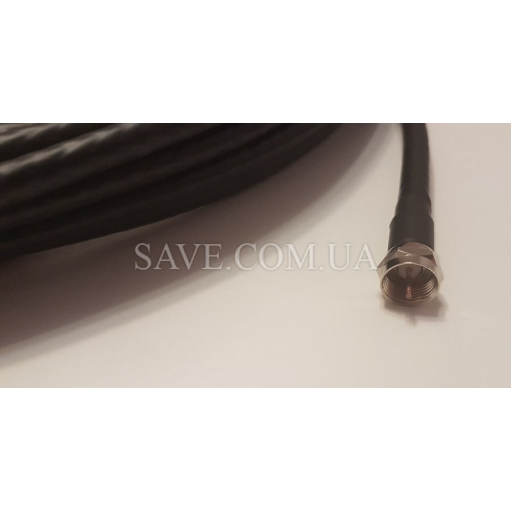 KS-75/10 SAVE 10 м кабельная сборка F (male) - F (male) для подключения 3G/4G антенны