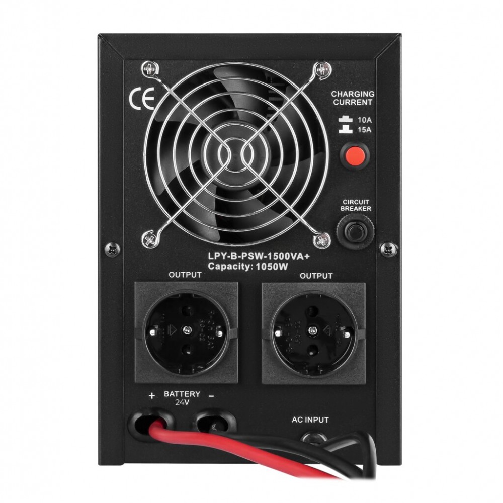 LPY-B-PSW-1500VA+(1050Вт) 10A/15A LogicPower ИБП с правильной синусоидой 24V