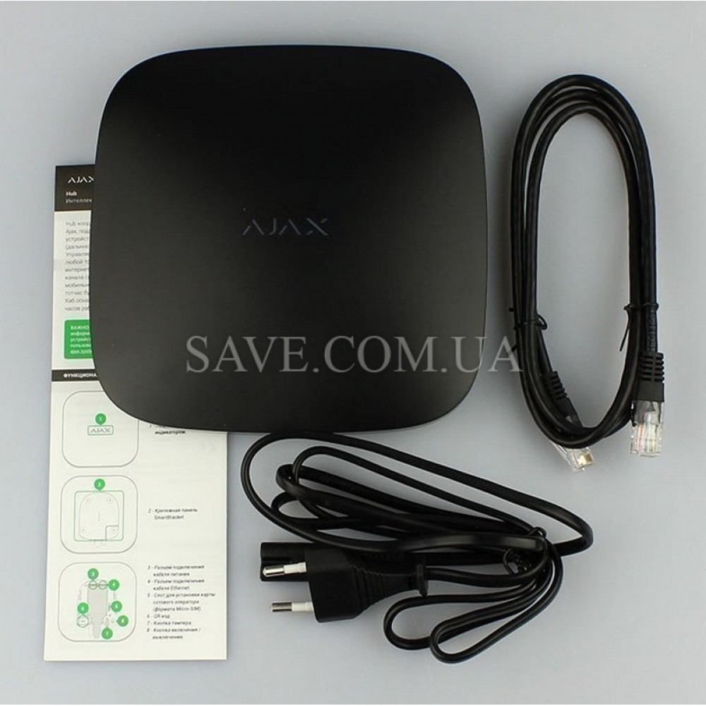 StarterKit Plus AJAX Стартовий комплект бездротової охоронної сигналізації з Wi-Fi та 3G