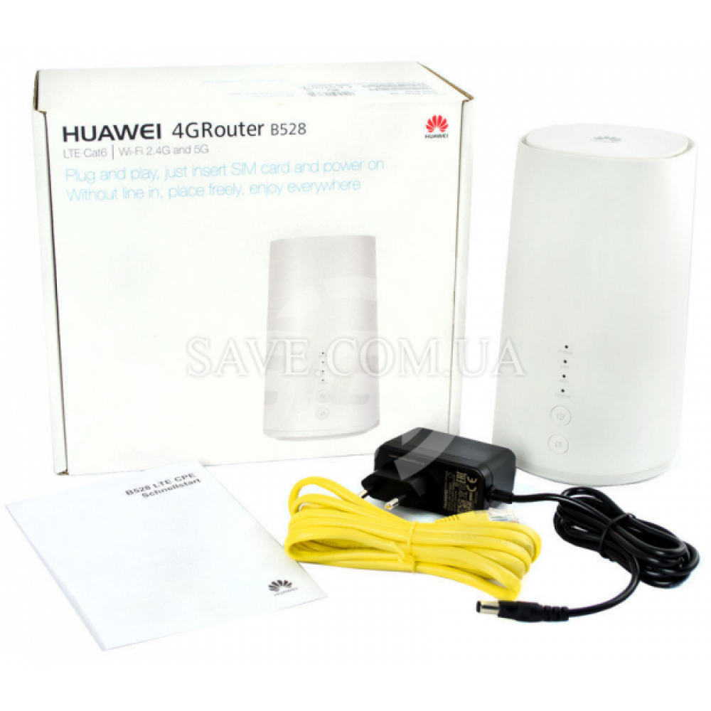 B528s-23а HUAWEI Стационарный 3G/4G Wi-Fi роутер с входами для MIMO антенны
