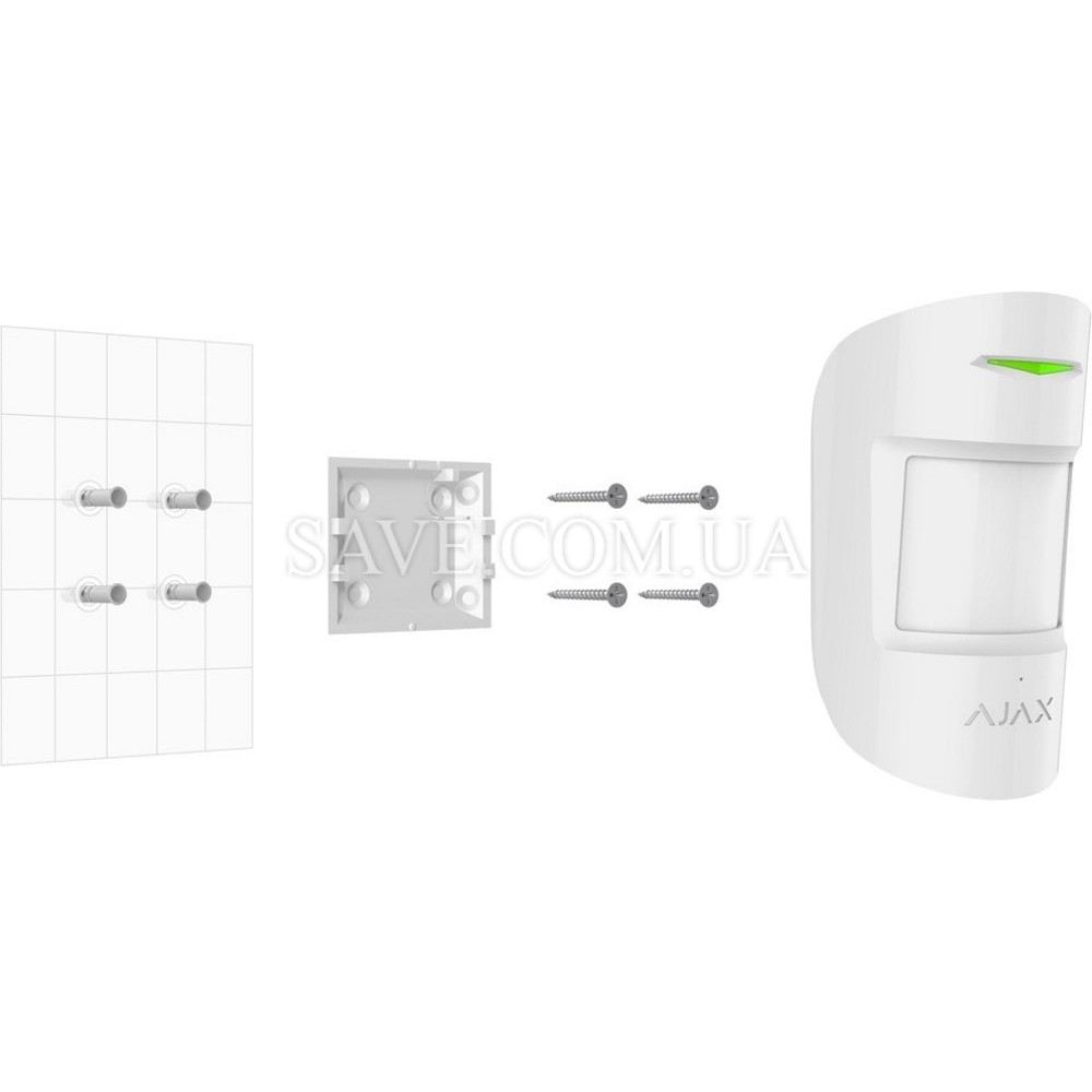 CombiProtect AJAX Беспроводной комбинированный датчик движения и разбития