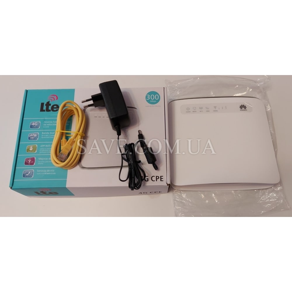E5186s-61a HUAWEI Стационарный 3G/4G Wi-Fi роутер с входом для MIMO антенны