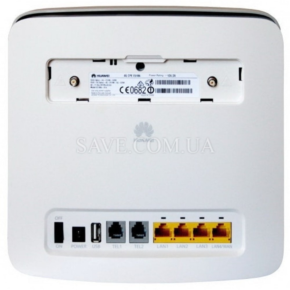 E5186s-61a HUAWEI Стационарный 3G/4G Wi-Fi роутер с входом для MIMO антенны