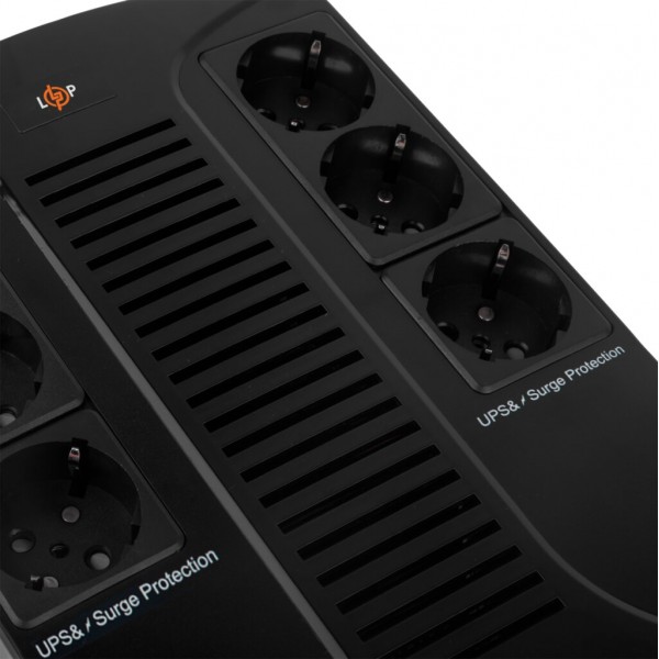 LP 650VA-6PS (455Вт) LogicPower Джерело безперебійного живлення (ДБЖ)