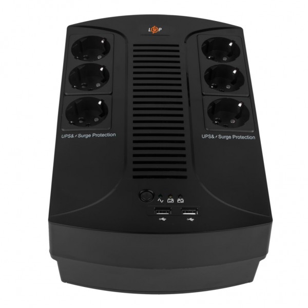 LP 650VA-6PS (455Вт) LogicPower Джерело безперебійного живлення (ДБЖ)