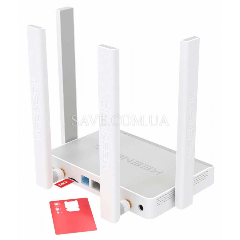 RUNNER 4G (KN-2210) KEENETIC Стаціонарний 3G/4G Wi-Fi роутер з входами для MIMO антени
