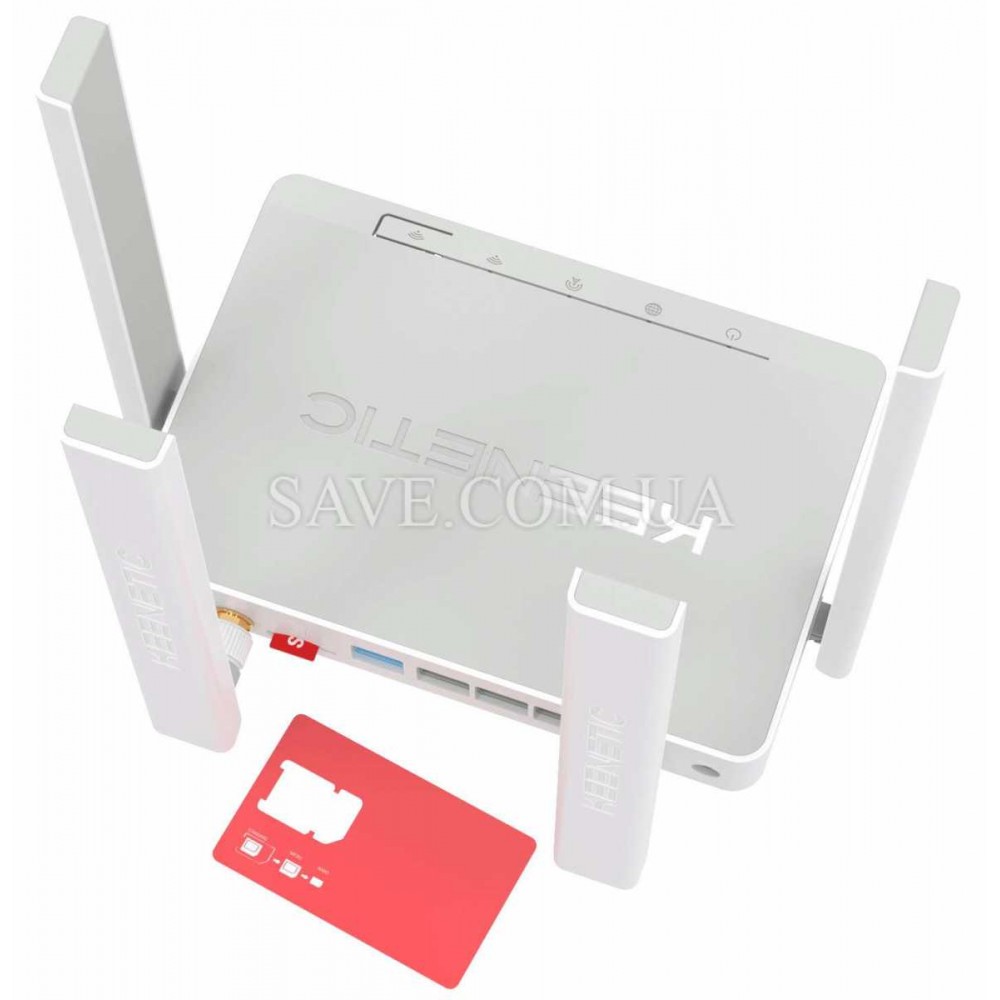 RUNNER 4G (KN-2210) KEENETIC Стаціонарний 3G/4G Wi-Fi роутер з входами для MIMO антени