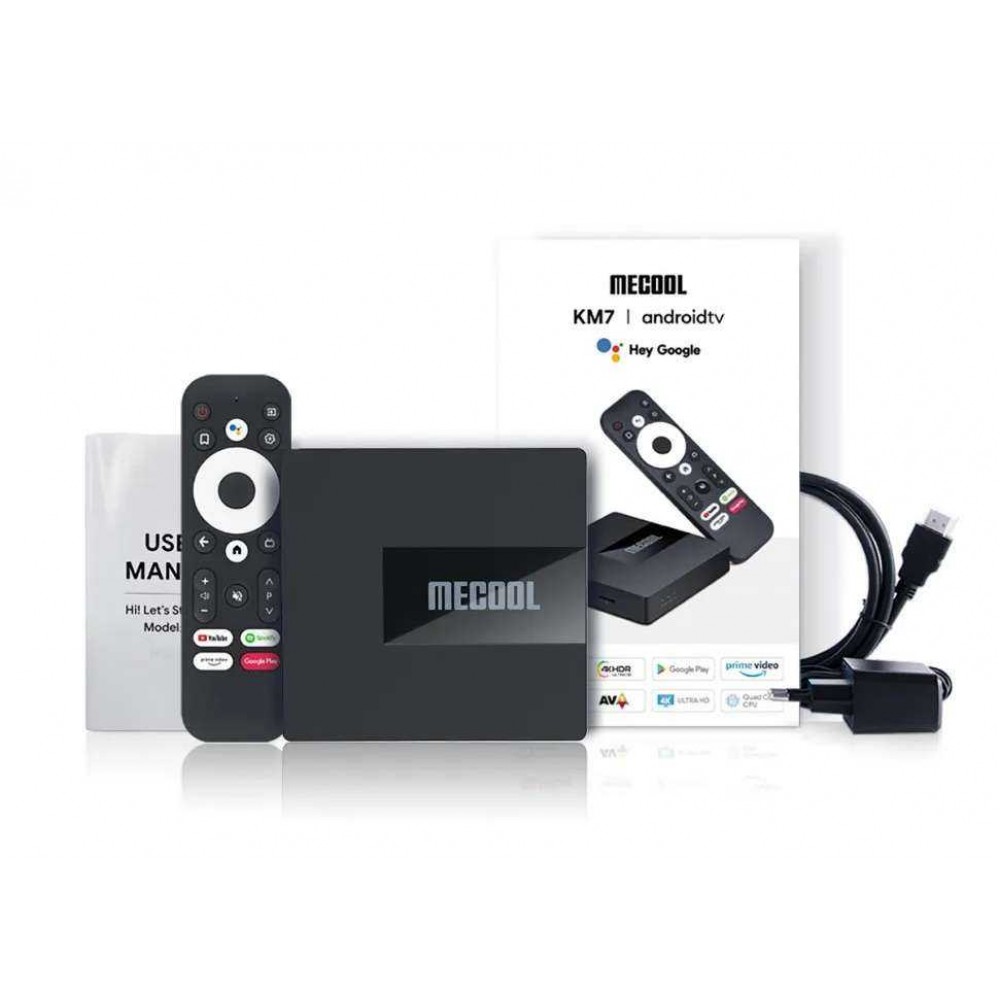 KM7 2/16GB MECOOL Цифровой Android медиаплеер SMART TV