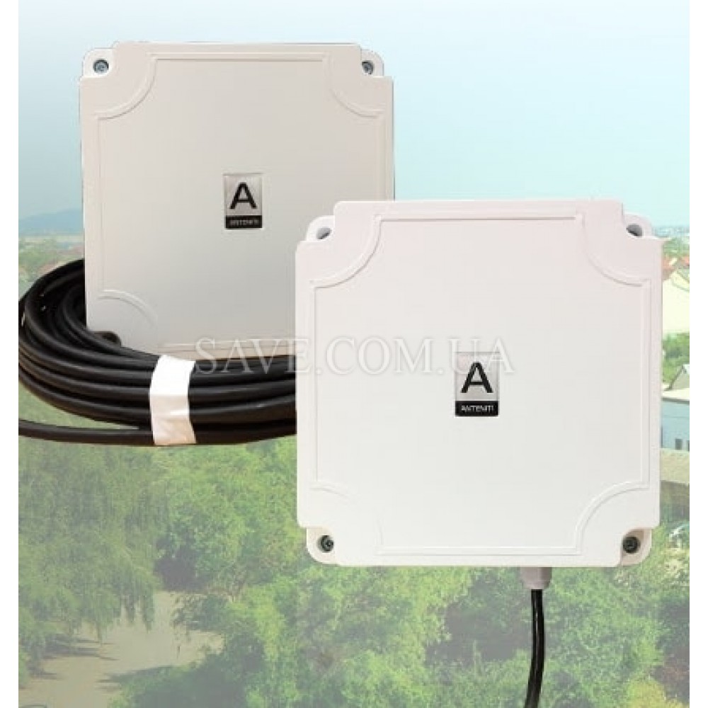 LTE Station ANTENITI Широкополосная панельная антенна с боксом для 3G/4G модема