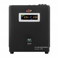 LPY-W-PSW-500VA+(350Вт)5A/10A LogicPower ДБЖ з правильною синусоїдою 12V