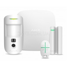 StarterKit Cam Plus AJAX Стартовий комплект охоронної сигналізації з LTE та фотоверифікацією тривог