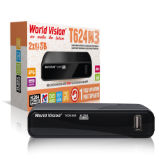 T624M3 WORLD VISION Цифровой DVB-T2 тюнер