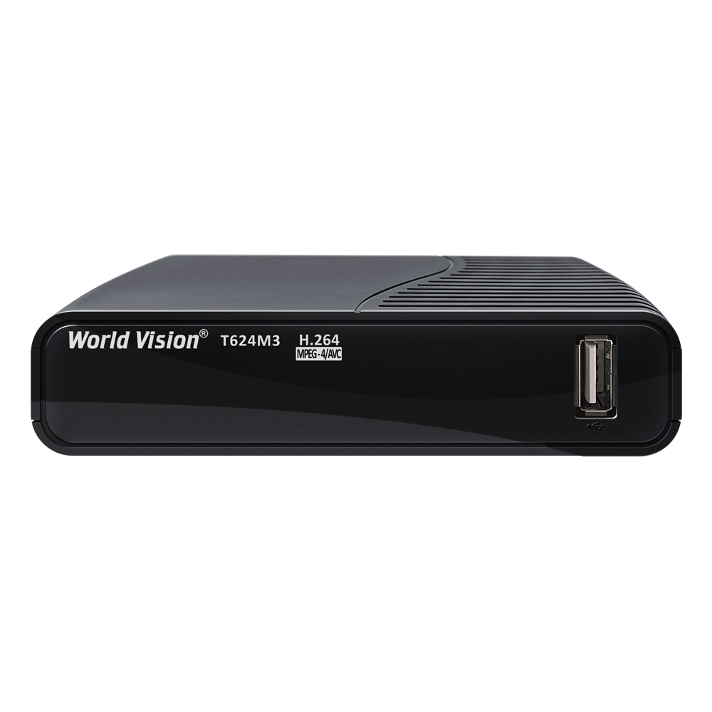 T624M3 WORLD VISION Цифровий DVB-T2 тюнер