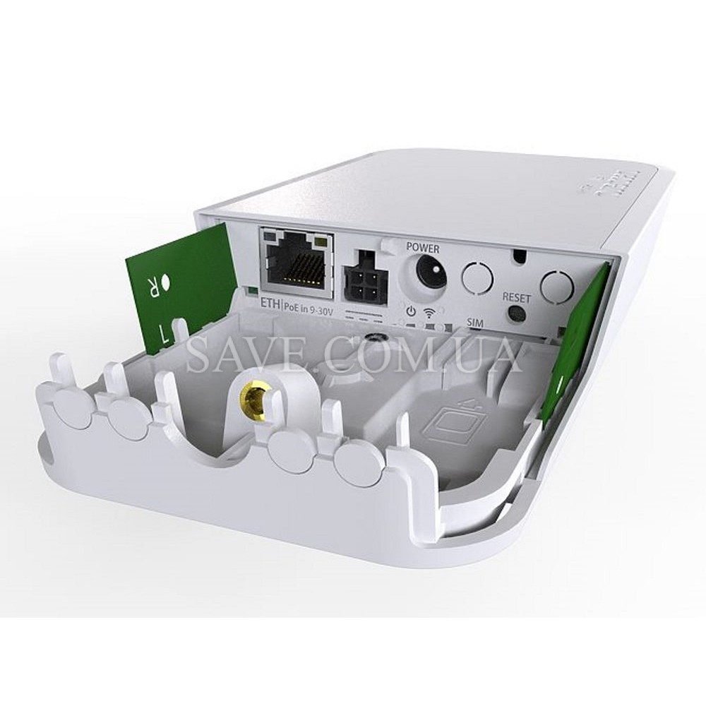 wAP LTE kit MIKROTIK Уличная 3G/4G точка доступа с Wi-Fi и входами для внешней MIMO антенны