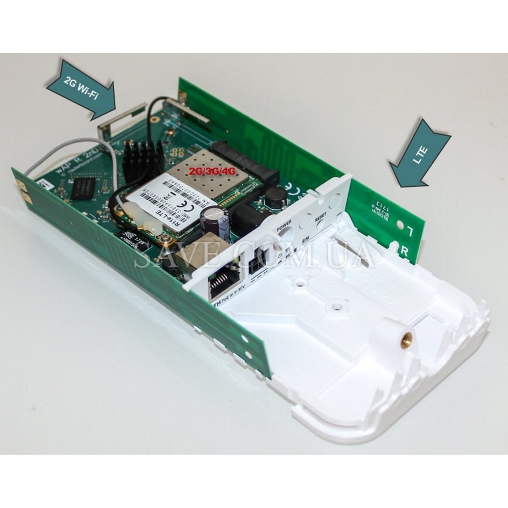 wAP LTE kit MIKROTIK Уличная 3G/4G точка доступа с Wi-Fi и входами для внешней MIMO антенны
