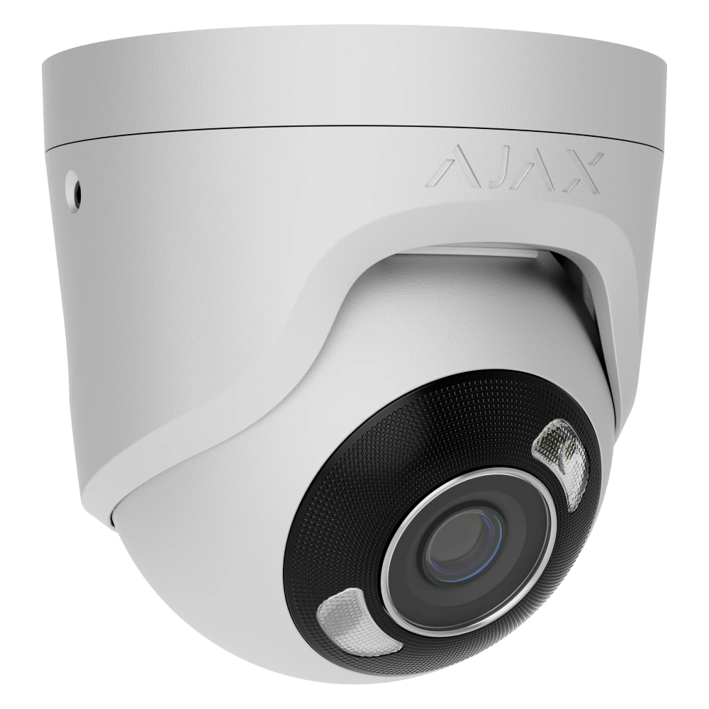 TurretCam HL (8 Mp/4 mm) white AJAX IP камера видеонаблюдения