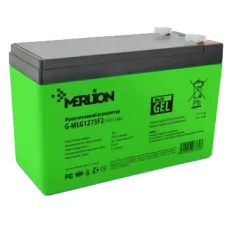 G-MLG1275F2 12 V 7.5 Ah MERLION Акумуляторна батарея