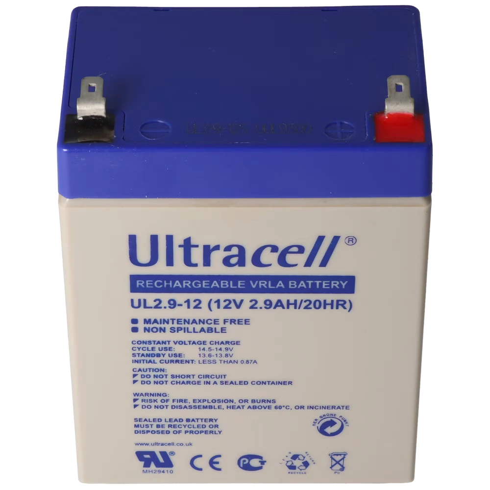 UL2.9-12 AGM 12V 2,9Ah ULTRACELL Аккумуляторная батарея
