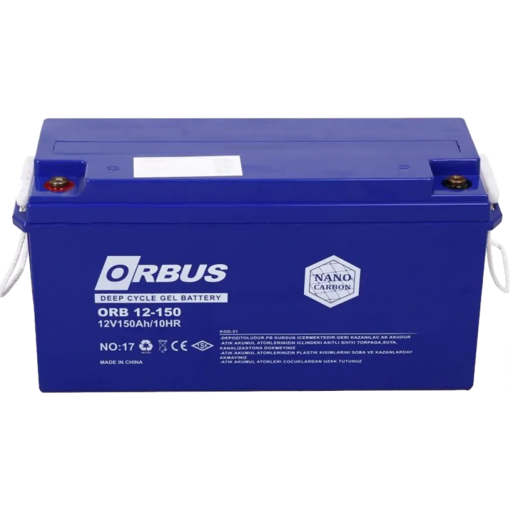 CG12150 GEL 12 V 150 Ah ORBUS Аккумуляторная батарея