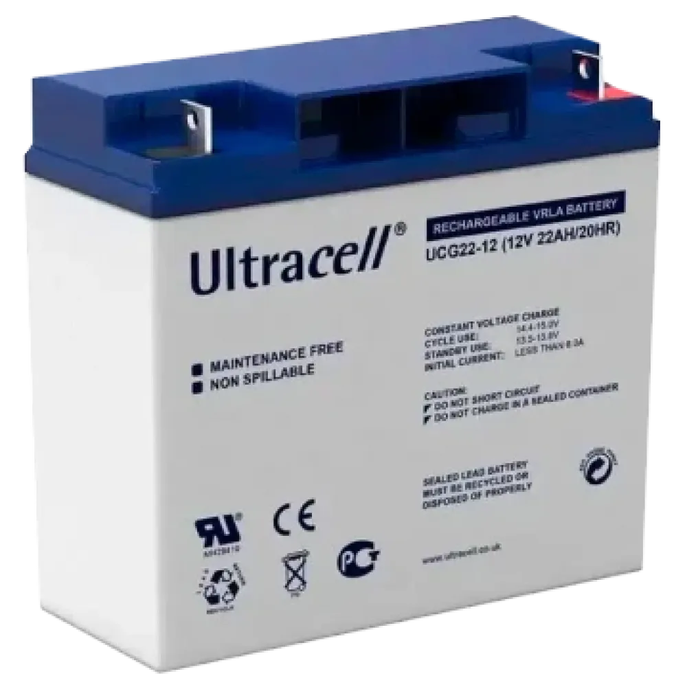 UCG20-12 GEL 12V 20 Ah ULTRACELL Аккумуляторная батарея