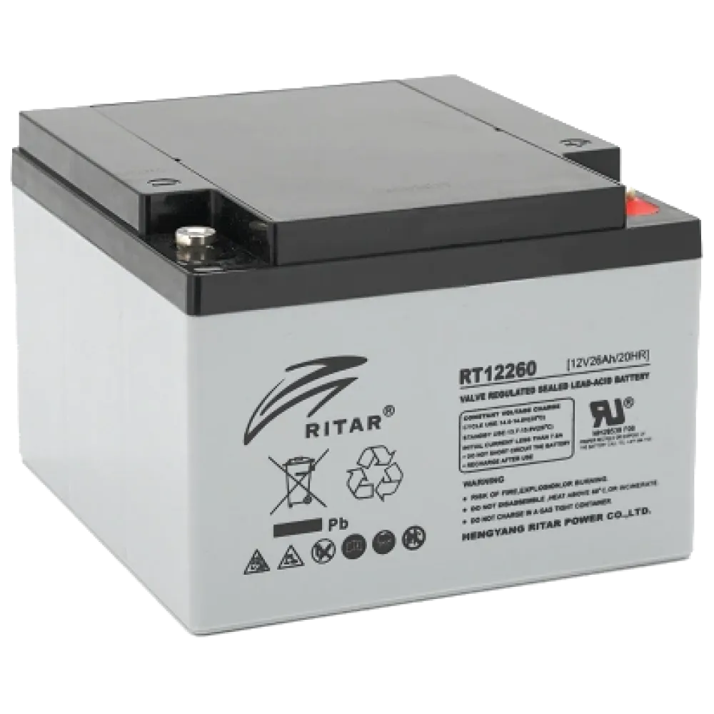 RT12260 12V 26Ah RITAR Аккумуляторная батарея