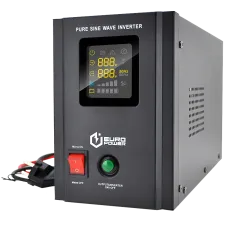 PSW-EPB800TW12 EUROPOWER ИБП с правильной синусоидой (480 Вт) 5/10А, под внешнюю АКБ