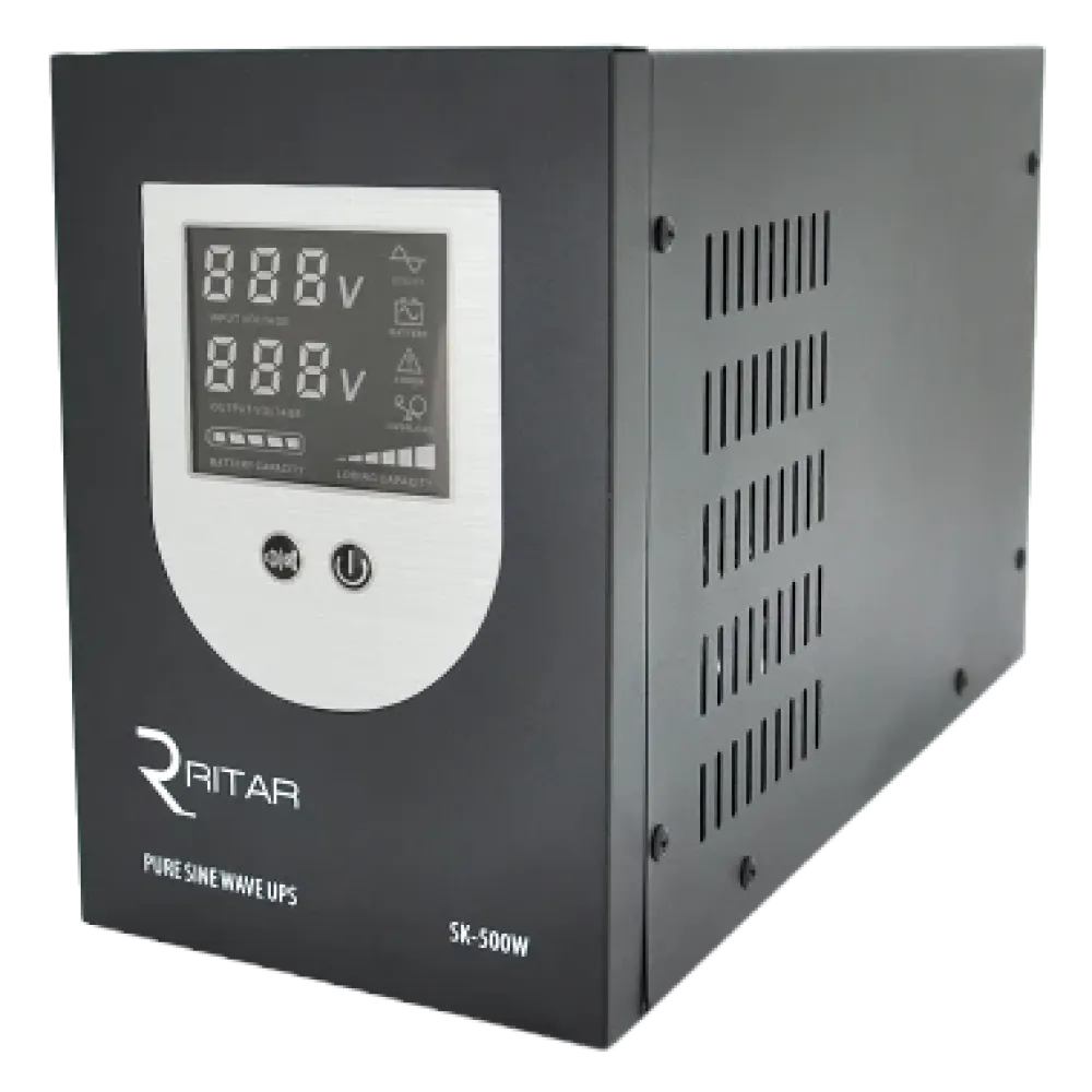SK-800VA (500W) RITAR ИБП с правильной синусоидой