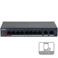 DH-CS4010-8ET-110 DAHUA 8-портовий керований PoE комутатор