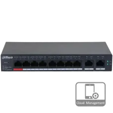 DH-CS4010-8ET-110 DAHUA 8-портовый управляемый PoE коммутатор
