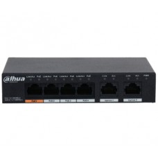 DH-PFS3006-4GT-60 DAHUA 4-портовый РоЕ коммутатор