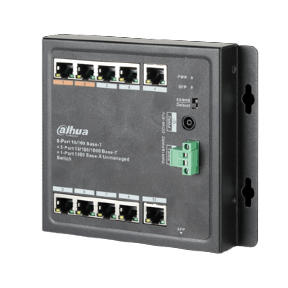 DH-PFS3111-8ET-96-F DAHUA 8-портовой PoE коммутатор