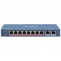 DS-3E0310HP-E HIKVISION 8-портовый неуправляемый POE коммутатор