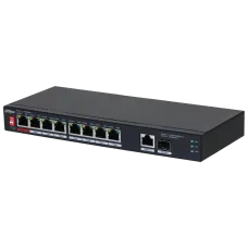 DH-PFS3110-8ET1GT1GF-96 DAHUA 8-портовый неуправляемый  PoE коммутатор