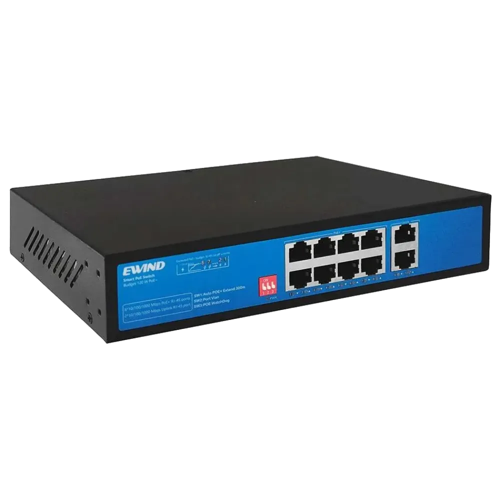EW-S1910CG-AP EWIND 10-портовый гигабитный PoE коммутатор