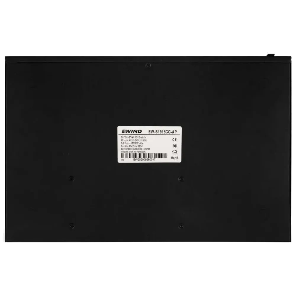 EW-S1918CG-AP EWIND 16-портовый PoE  300 Вт 2G SFP коммутатор