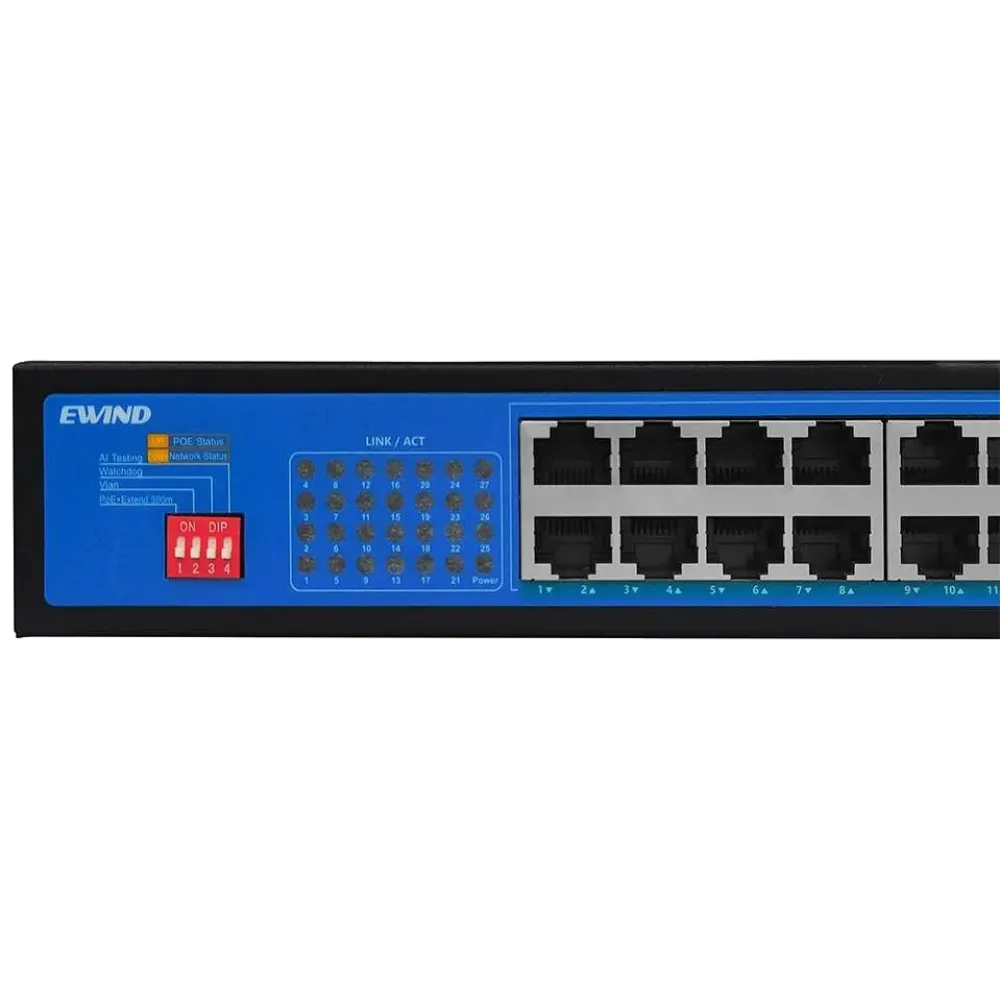 EW-S1927CF-AP EWIND 27-портовый SFP с поддержкой PoE коммутатор