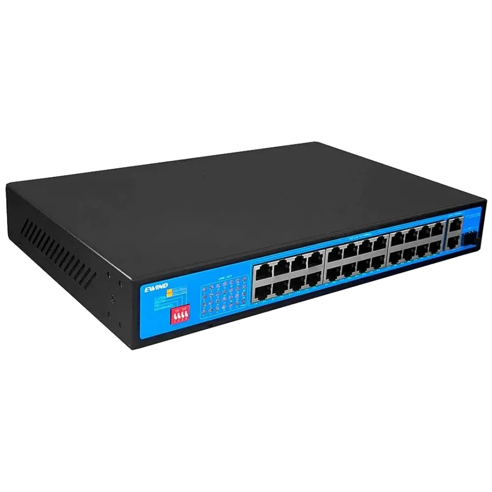 EW-S1927CF-AP EWIND 27-портовый SFP с поддержкой PoE коммутатор