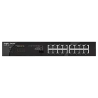 RG-ES116G RUIJIE REYEE 16-портовый неуправляемый без PoE 1000 Мбит/с коммутатор