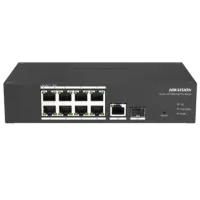 DS-3T1310P-SI/HS HIKVISION 8-портовий керований PoE 10/100 Мбіт/с комутатор