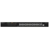RG-ES126FGS-P RUIJIE REYEE 26-портовый 10/100Мб неуправляемый PoE коммутатор