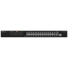 RG-ES126FGS-P RUIJIE REYEE 26-портовий 10/100Мб некерований PoE комутатор