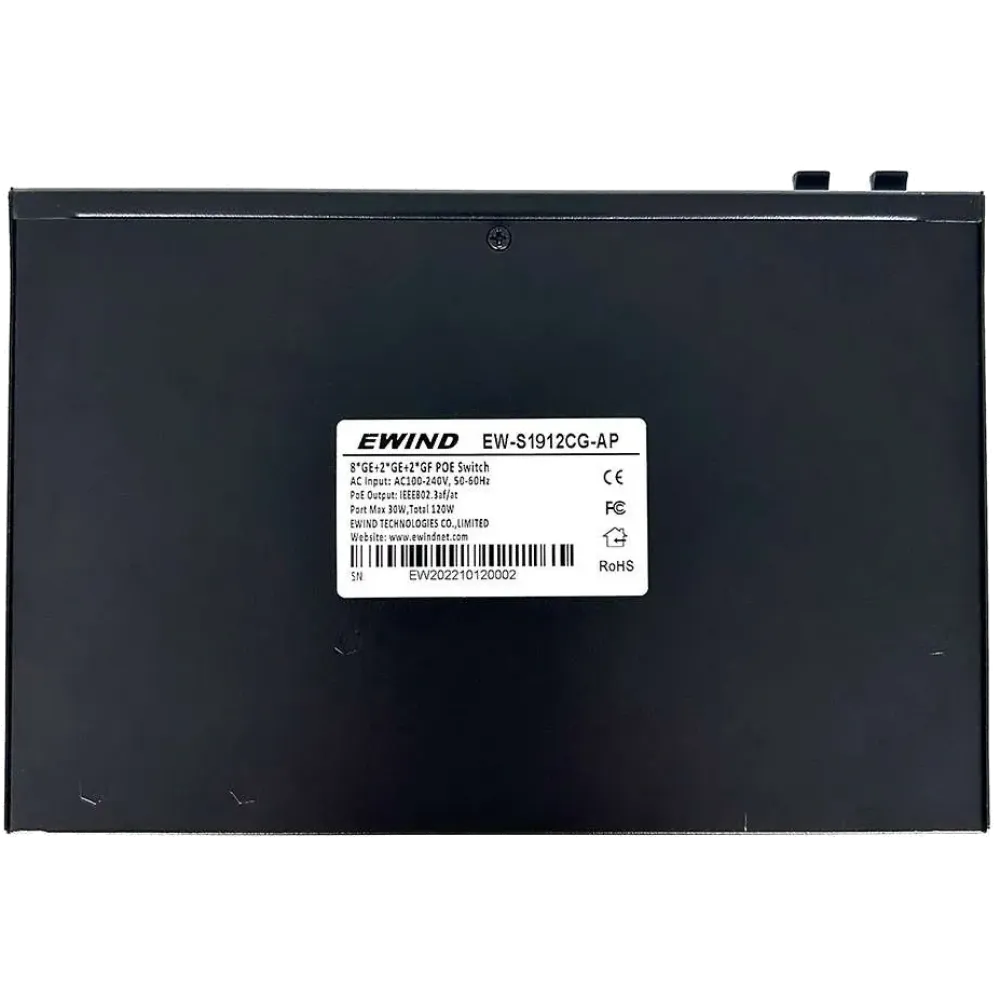 EW-S1912CG-AP EWIND 12-портовый гигабитный POE коммутатор с Uplink SFP