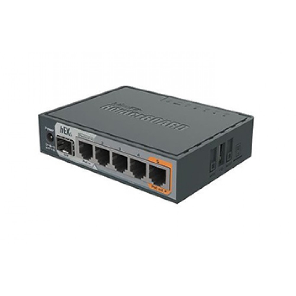 hEX S (RB760iGS) MIKROTIK 5-портовий маршрутизатор